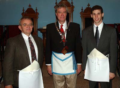 Master and new initiates